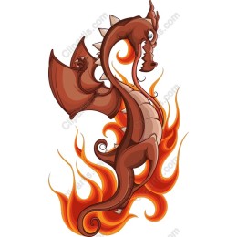 Fierce Fiery Dragon