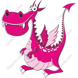 Playful Pink Dragon