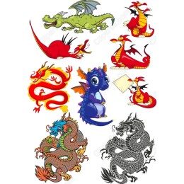 Dragon Clipart Bundle