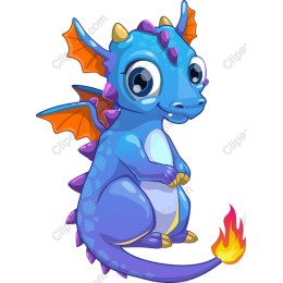 Blue Baby Dragon