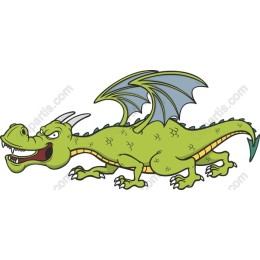 Playful Green Dragon
