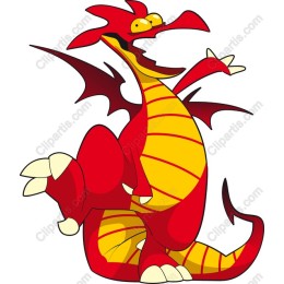 Cheerful Red Dragon