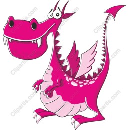 Playful Pink Dragon