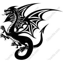 Fierce Black Dragon