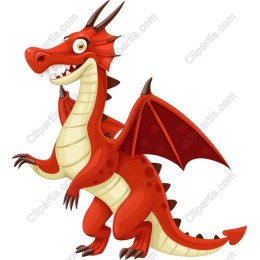 Playful Red Dragon