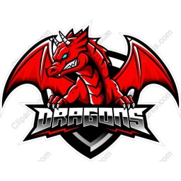 Fierce Red Dragon