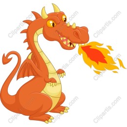 Charming Cartoon Dragon