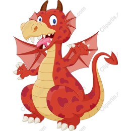 Charming Cartoon Dragon