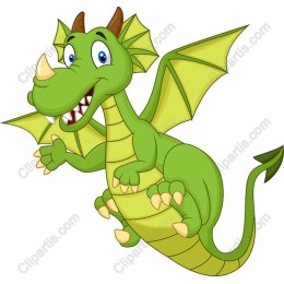 Playful Cartoon Dragon