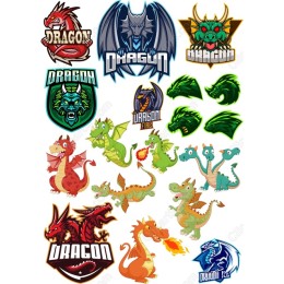 Dragon-Themed Set: 20 Unique
