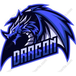 Fierce Blue Dragon