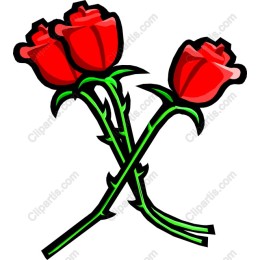 Triple Red Rose