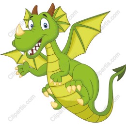 Playful Cartoon Dragon