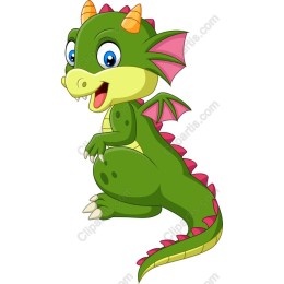Charming Cartoon Dragon