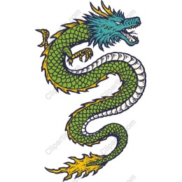 Majestic Green Dragon