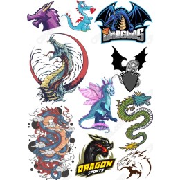 Dragon Bundle - Clipart Set with Files