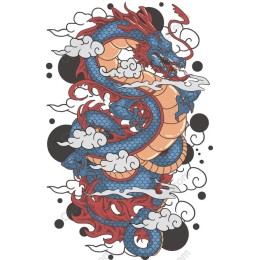Majestic Dragon in Clouds