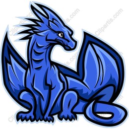 Majestic Blue Dragon