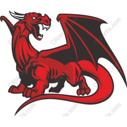 Majestic Red Dragon