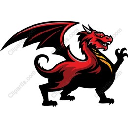 Majestic Red Dragon