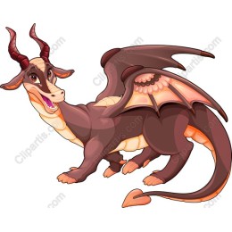 Charming Cartoon Dragon