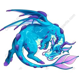 Enchanted Blue Dragon