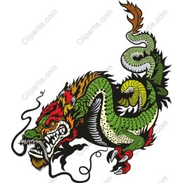 Fierce Majestic Dragon
