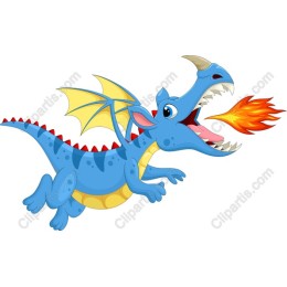 Adorable Blue Dragon