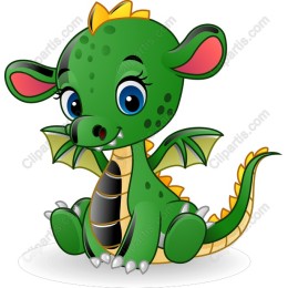 Cute Green Dragon