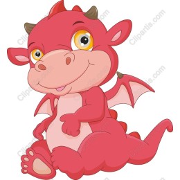 Cute Red Dragon