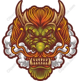 Fierce Dragon Mask