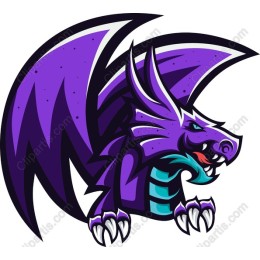 Fierce Purple Dragon