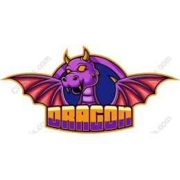 Vibrant Purple Dragon