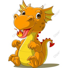 Cute Cartoon Dragon