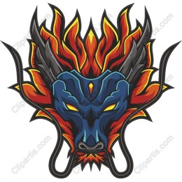 Fierce Mythical Dragon