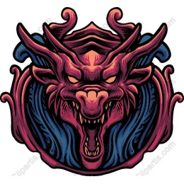 Fierce Dragon Head
