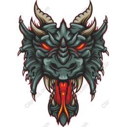Fierce Dragon Head