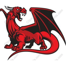 Fierce Red Dragon