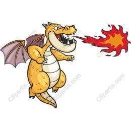 Playful Fire-Breathing Dragon