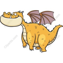 Charming Cartoon Dragon