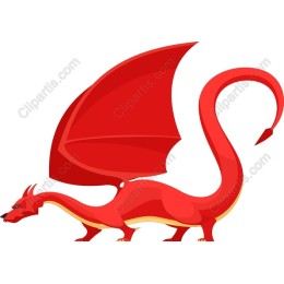 Majestic Red Dragon