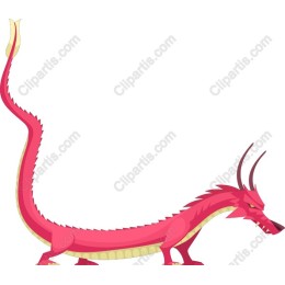 Majestic Pink Dragon