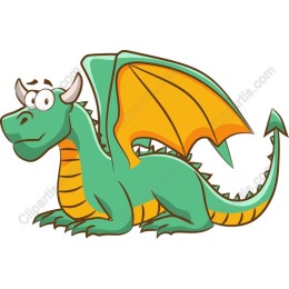 Playful Cartoon Dragon