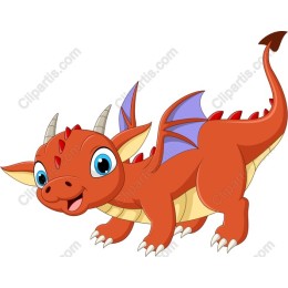Cute Cartoon Dragon