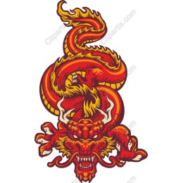 Fierce Red Dragon