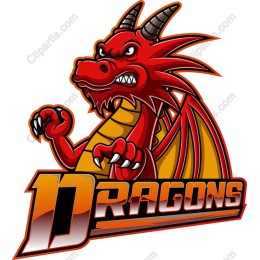 Fierce Red Dragon