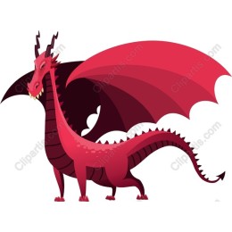 Majestic Red Dragon