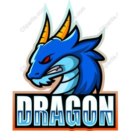 Fierce Blue Dragon