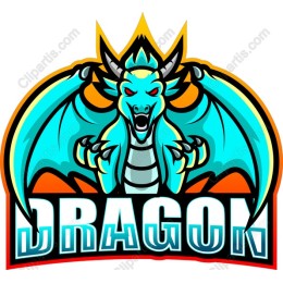 Fierce Turquoise Dragon