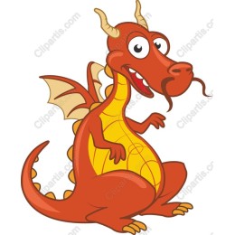 Playful Cartoon Dragon